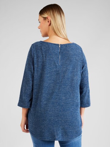 ONLY Carmakoma - Camisa 'Martha' em azul