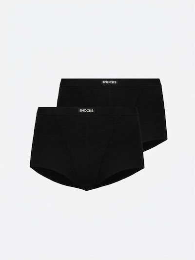 SNOCKS 2er Pack Panty in L in schwarz, Produktansicht