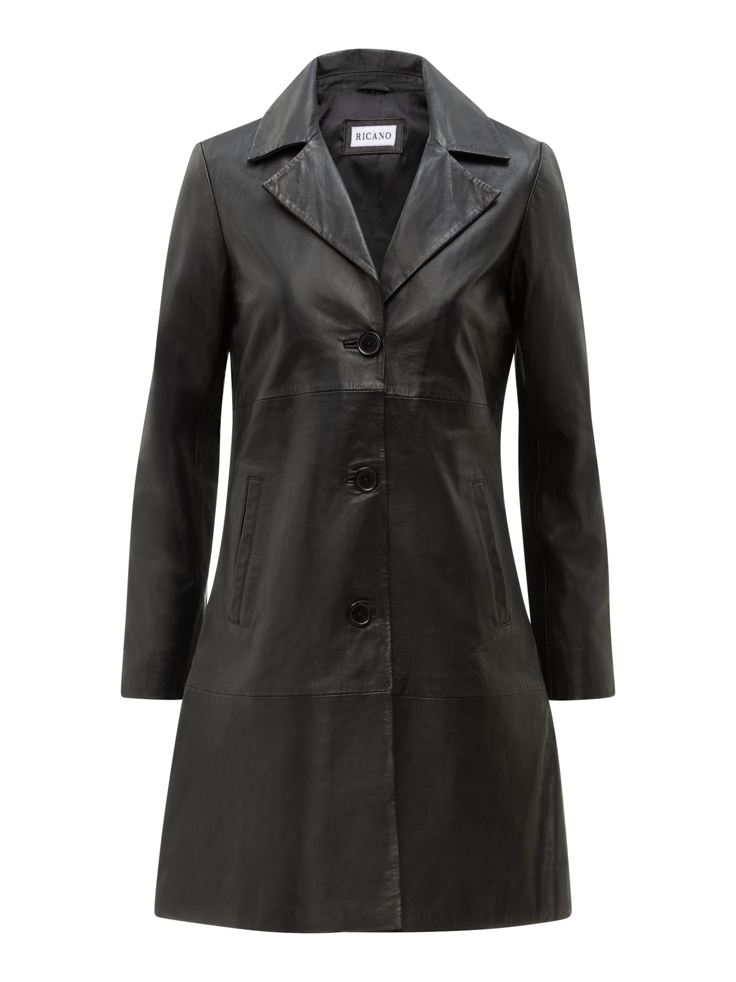 Cappotto di mezza stagione 'Marzia' di RICANO in nero: frontale