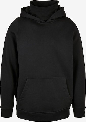 Urban Classics Sweatshirt 'Face Mask' in Black: front
