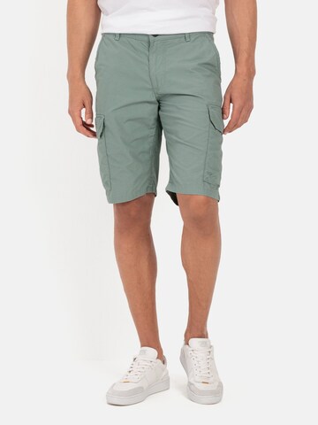 CAMEL ACTIVE Regular Regular Fit Cargo Shorts mit Minimal Print in Blau: predná strana