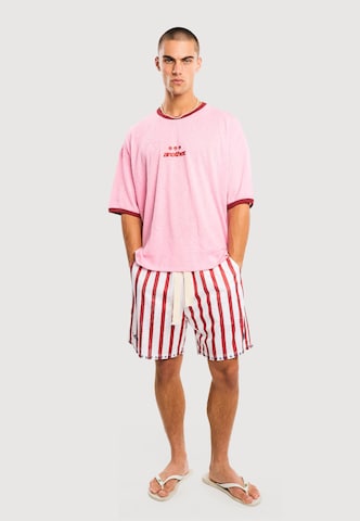 Maglietta 'Rave Dept.' di Another Cotton Lab in rosa