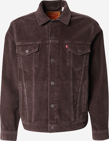 LEVI'S ®Prijelazna jakna 'Trucker Jacket' - smeđa boja: prednji dio