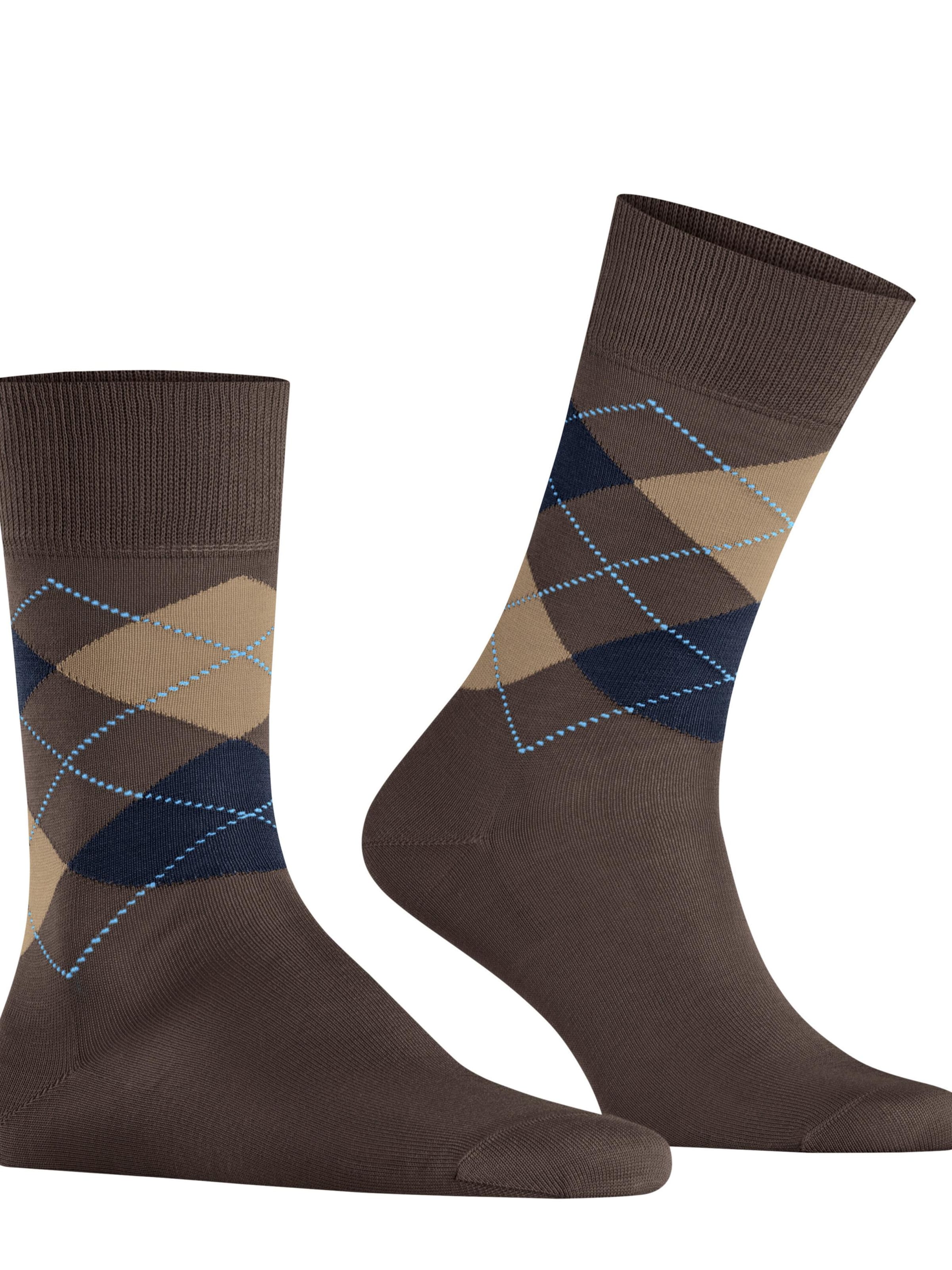 BURLINGTON Socks 'Manchester' in Brown