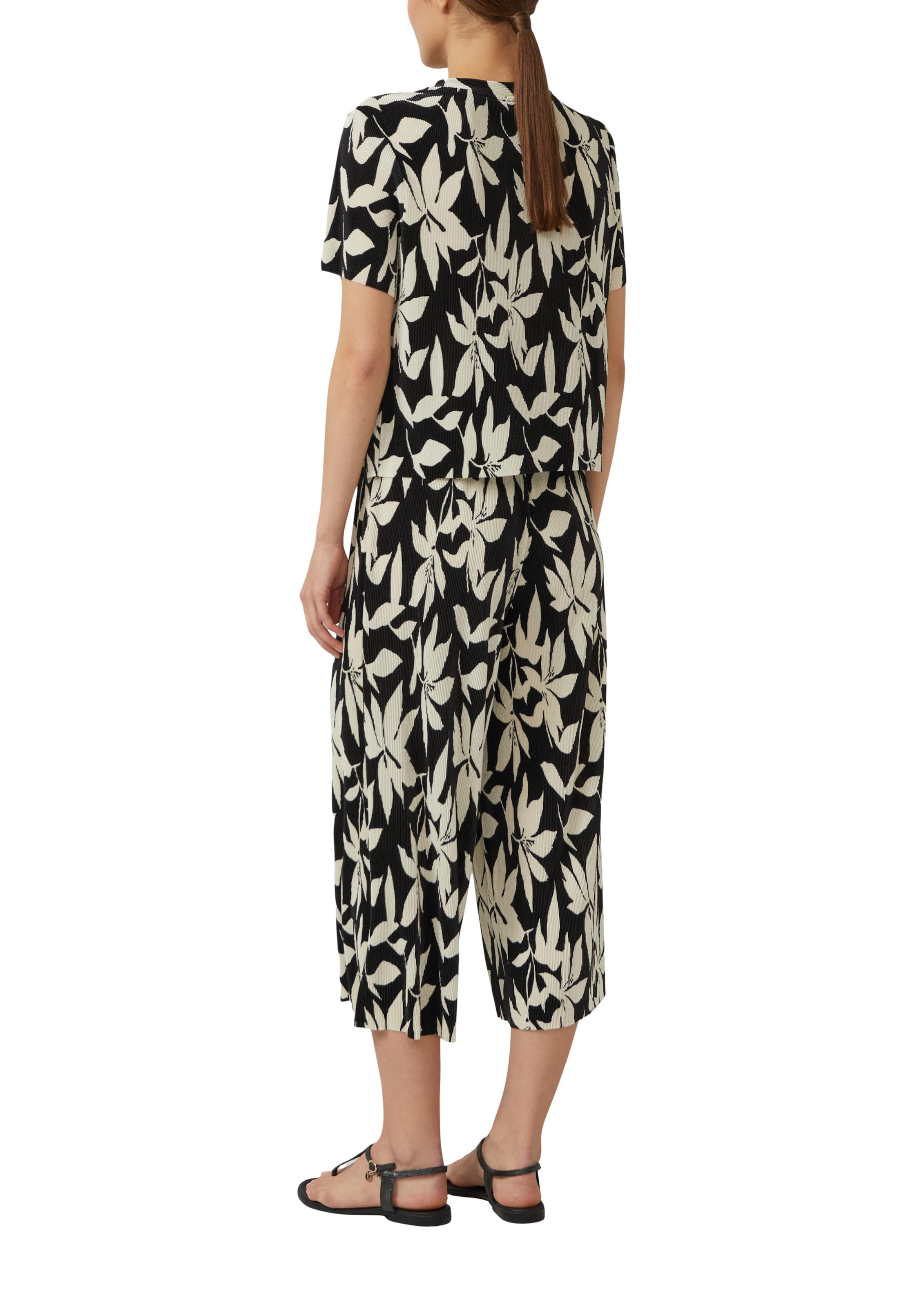Wide Leg Pantalon s.Oliver en noir