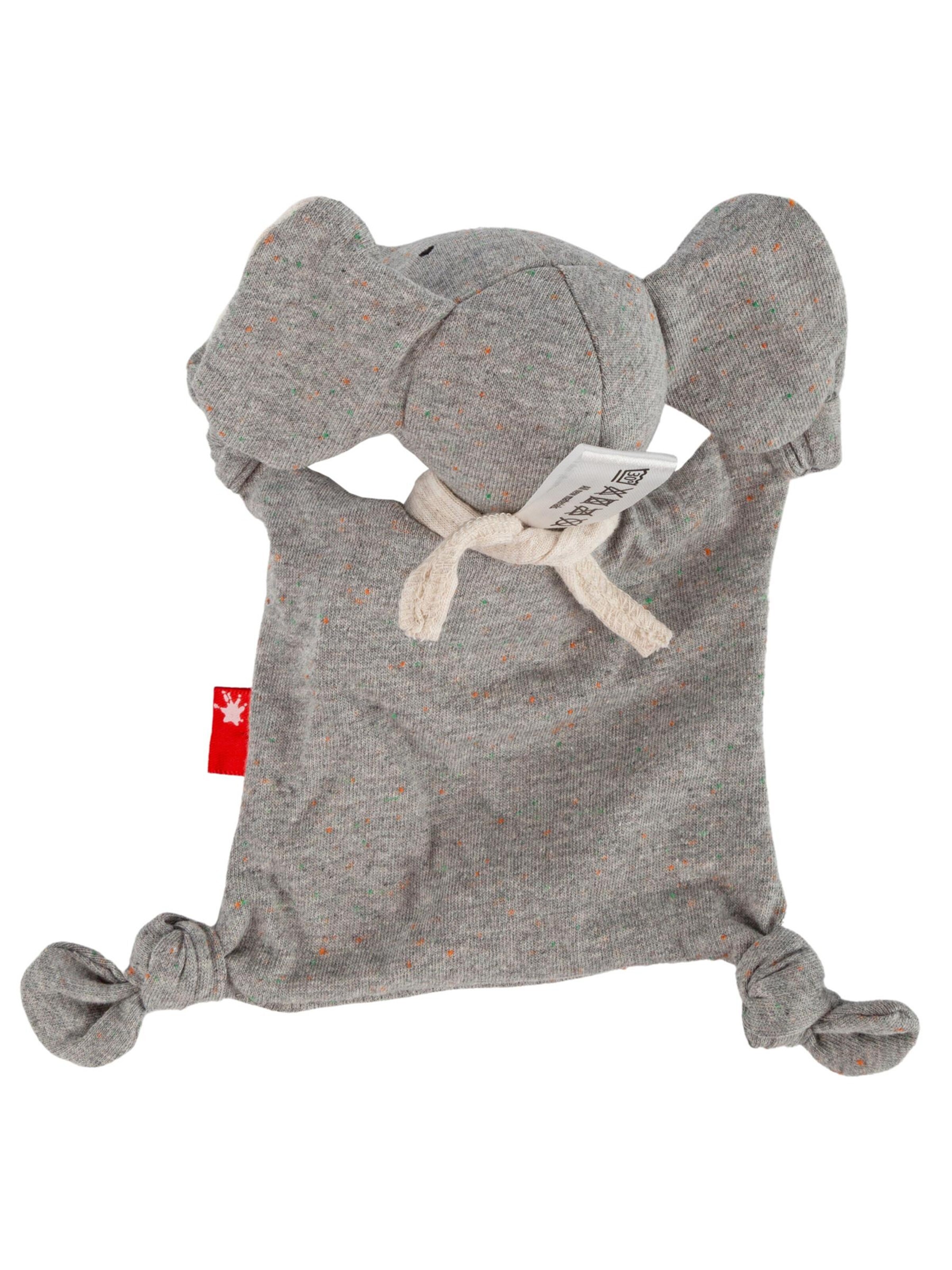 SIGIKID Stuffed animals 'Mini-Schnuffeltuch Elefant' in Grey