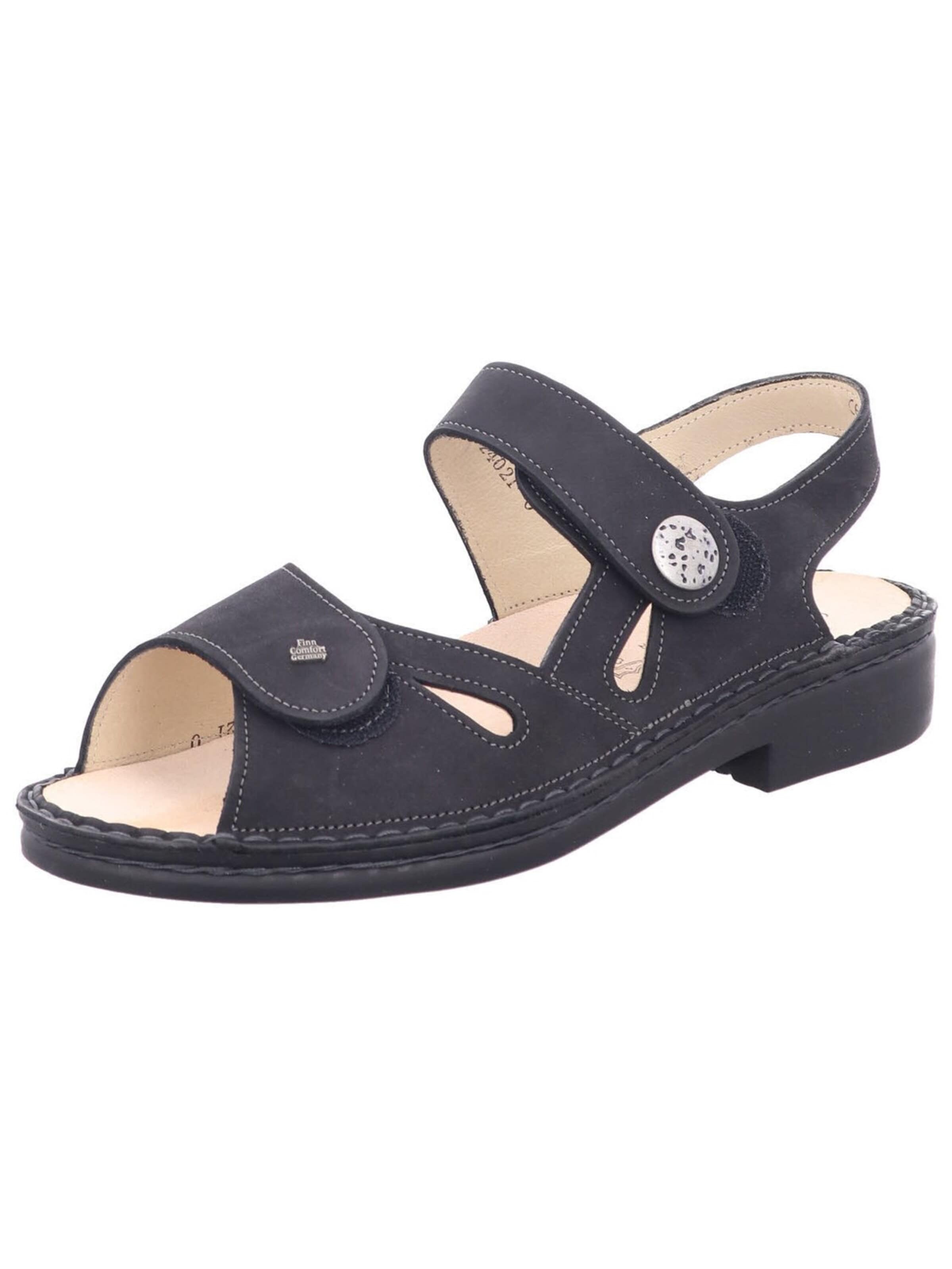 Sandales '02380 046099' Finn Comfort en noir : devant