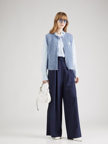 Wide leg Pantaloni con pieghe 'Prescillia' di IVY OAK in blu