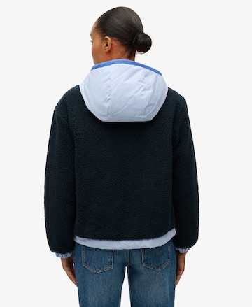 Superdry Fleece jas 'Die Vintage Sherpa' in Blauw
