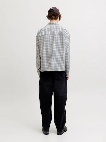 JACK & JONES Comfort fit Button Up Shirt in Blue
