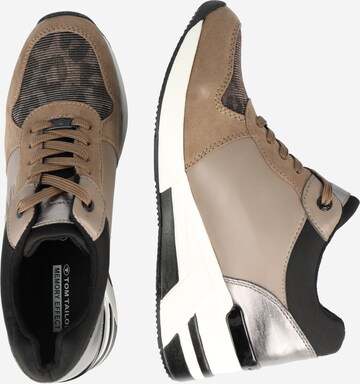 TOM TAILOR Sneakers in Brown