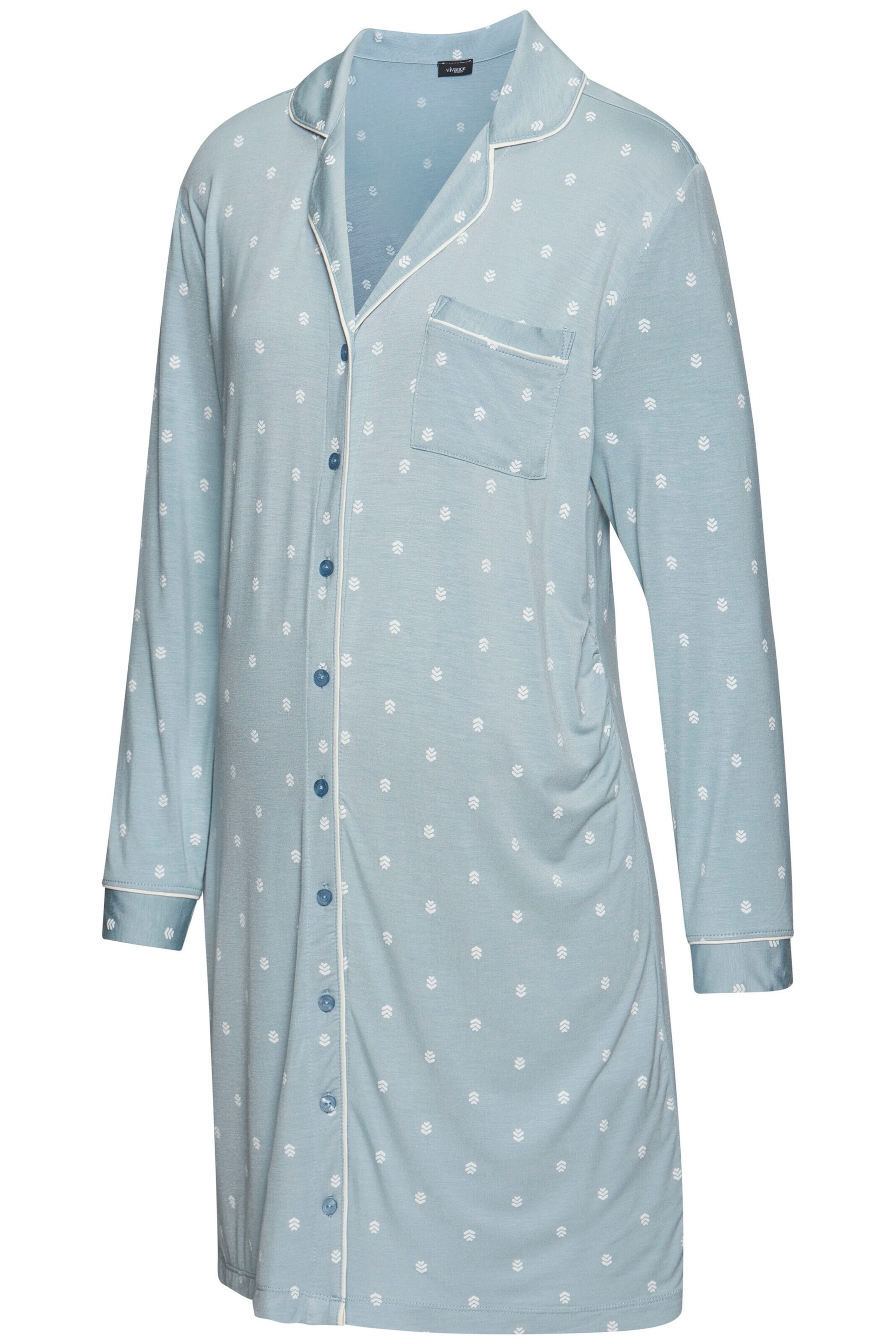 VIVANCE Nightgown in Blue: front