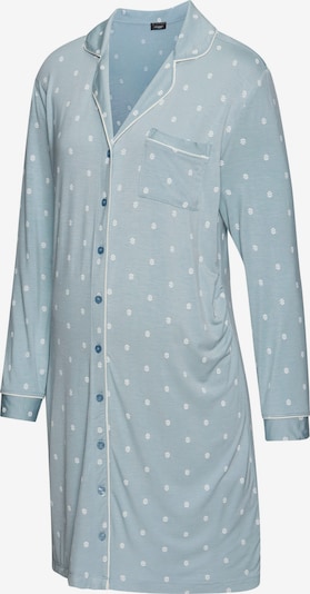 VIVANCE Spavaćica košulja u svijetloplava / bijela, Pregled proizvoda
