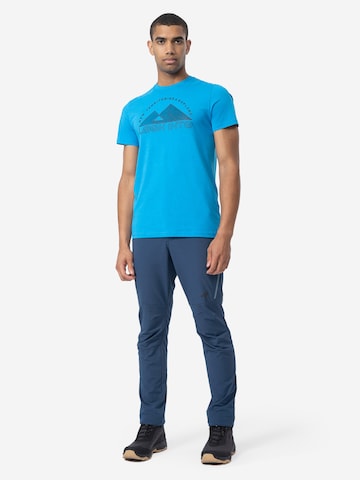 Coupe slim Pantalon outdoor 4F en bleu