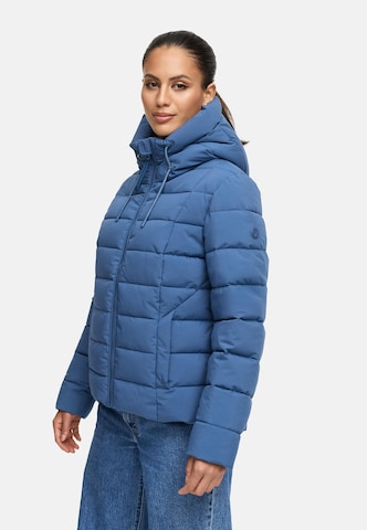 MARIKOO Winterjas 'Tayenaa 16' in Blauw: voorkant