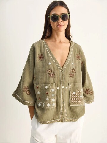 Bianco Lucci Shirt 'Hemden' in Groen: voorkant
