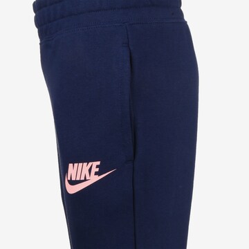 Nike Sportswear Дънки Tapered Leg Панталон в синьо