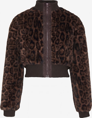 Veste mi-saison faina en marron : devant