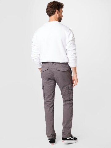 TOM TAILOR Regular Cargo Pants 'Travis' in Grey