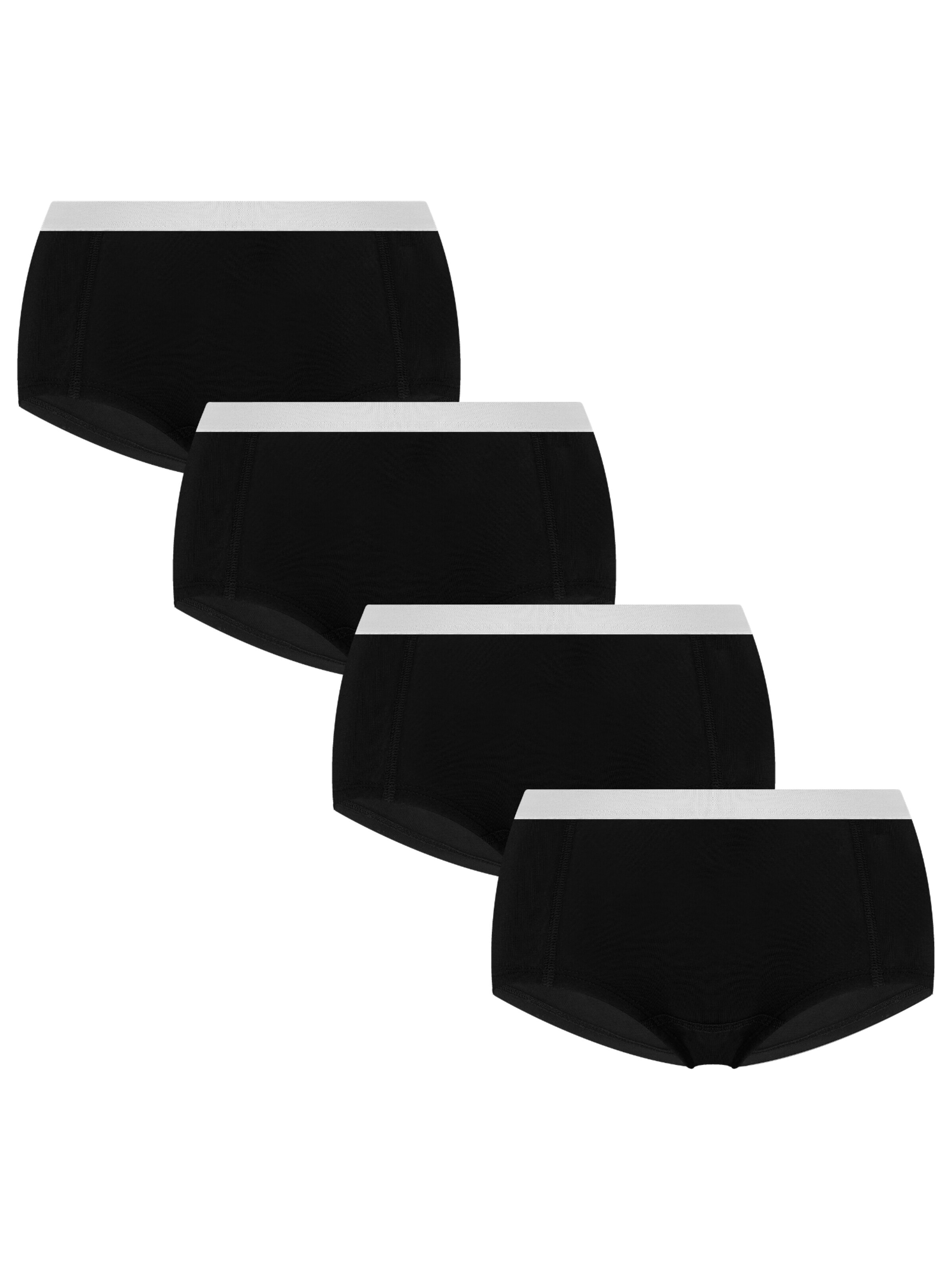 Albero Natur Boyshorts in Black: front