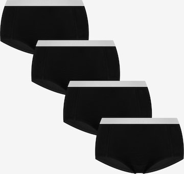 Albero Natur Boyshorts in Black: front