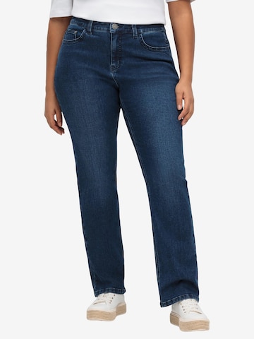 SHEEGO Regular Jeans in Blue: front