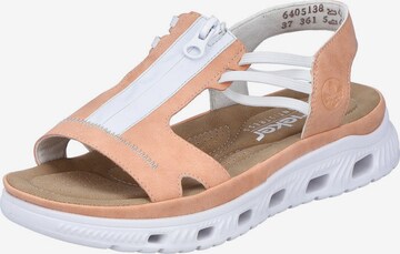 Rieker Sandal i orange: framsida