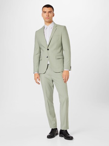 HUGO Slim fit Suit 'Arti Hesten' in Green: front