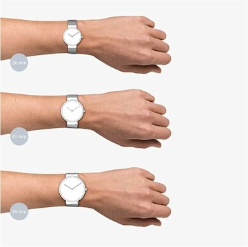 Ernstes Design Uhr in Blau