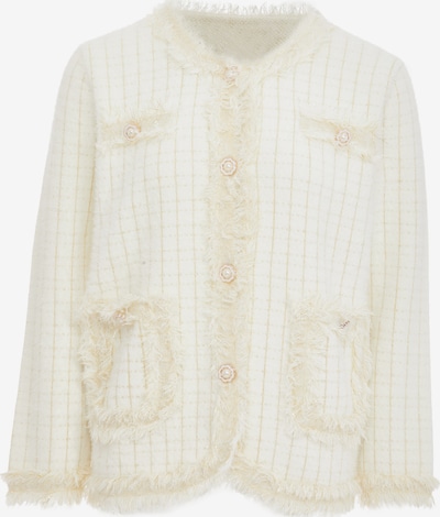 Kardiganas iš CARNEA, spalva – gelsvai pilka spalva / vilnos balta, Prekių apžvalga