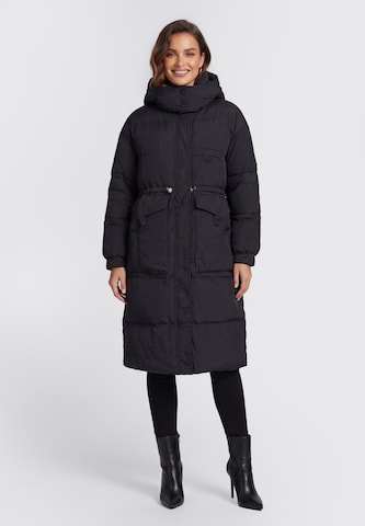 faina - Abrigo de invierno en negro