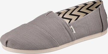 TOMS Espadrilles 'ALPARGATA' in Grijs: voorkant