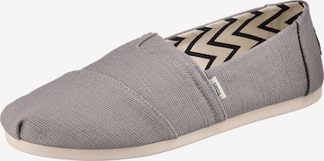 TOMS Espadrilles 'ALPARGATA' in Grijs: voorkant