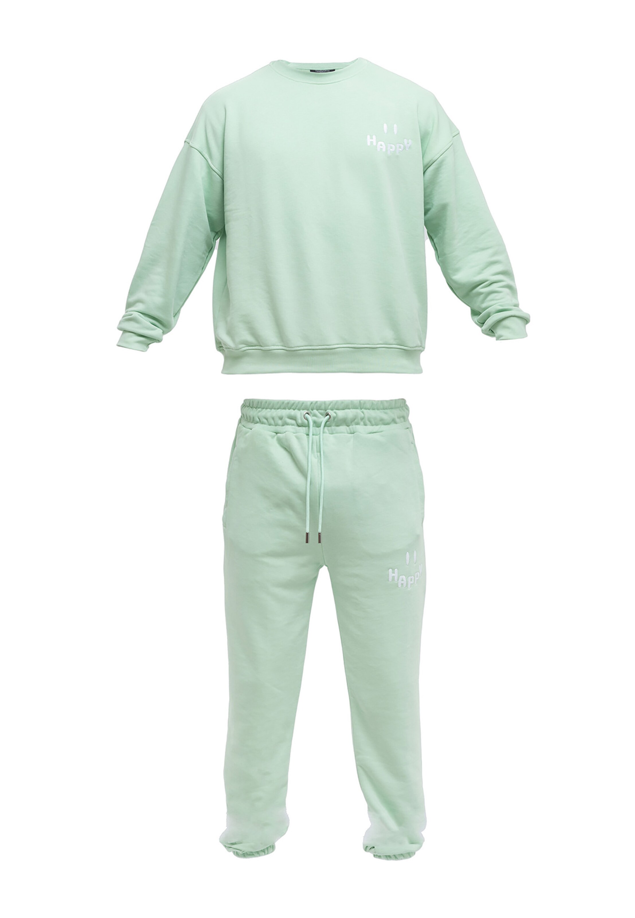 Tom Barron Trainingspak in Groen: voorkant