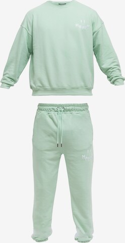 Tom Barron Tracksuit in Green: front