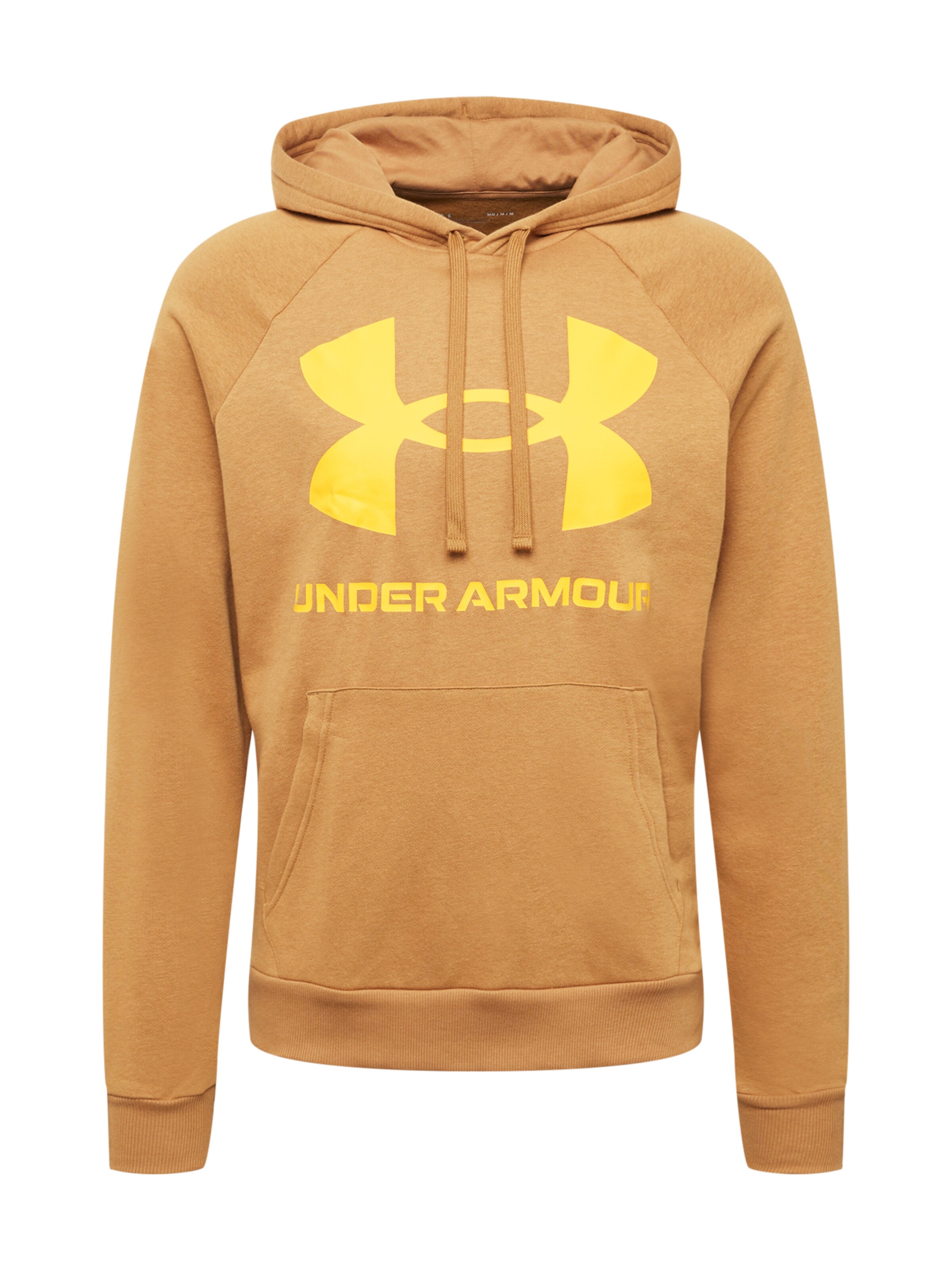 UNDER ARMOUR Felpa sportiva Rival in Caramello 