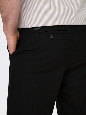 Only & Sons - Slimfit Pantalón chino 'ONSBrad' en negro