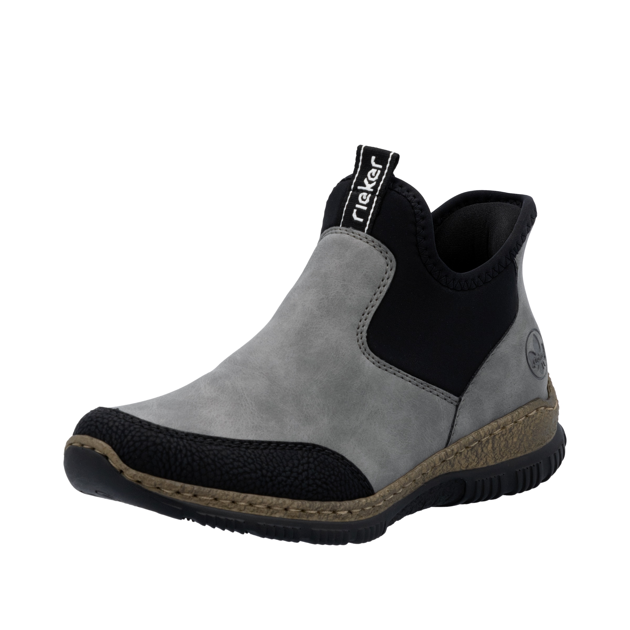 Ankle boots 'N3280' di Rieker in grigio: frontale