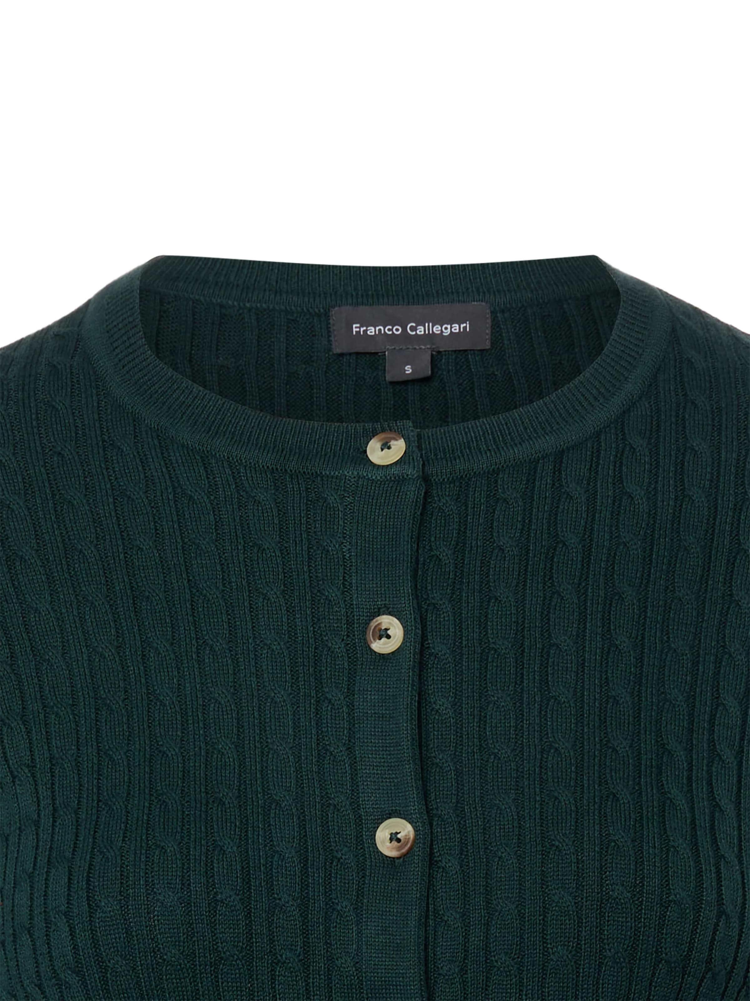 Franco Callegari Strickjacke in Grün