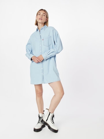 LEVI'S ® Dolga srajca 'Nola Shirt Dress' | modra barva: sprednja stran