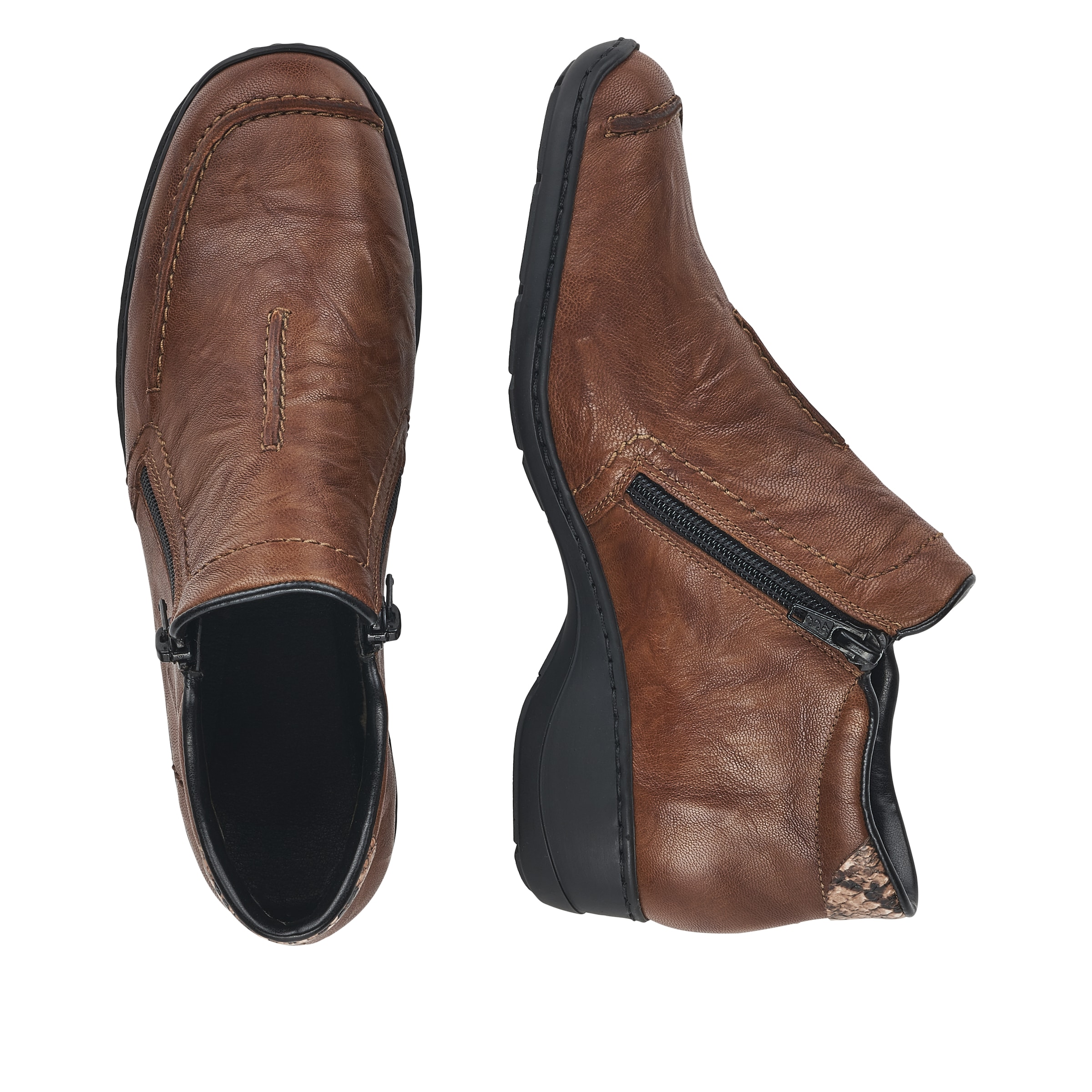 Bottines Rieker en marron