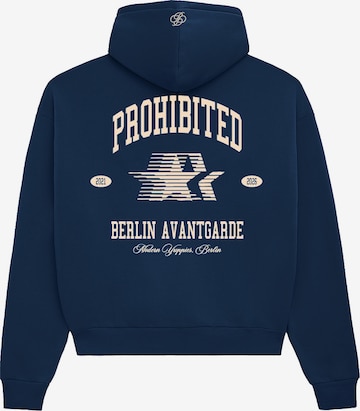 Prohibited Sweatshirt 'Berlin ' in Blau: Vorderseite