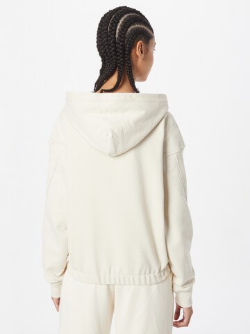 Calvin Klein Jeans Zip-Up Hoodie in White