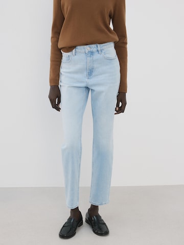 MANGO Slim fit Jeans 'NEWMOM' in Blue: front