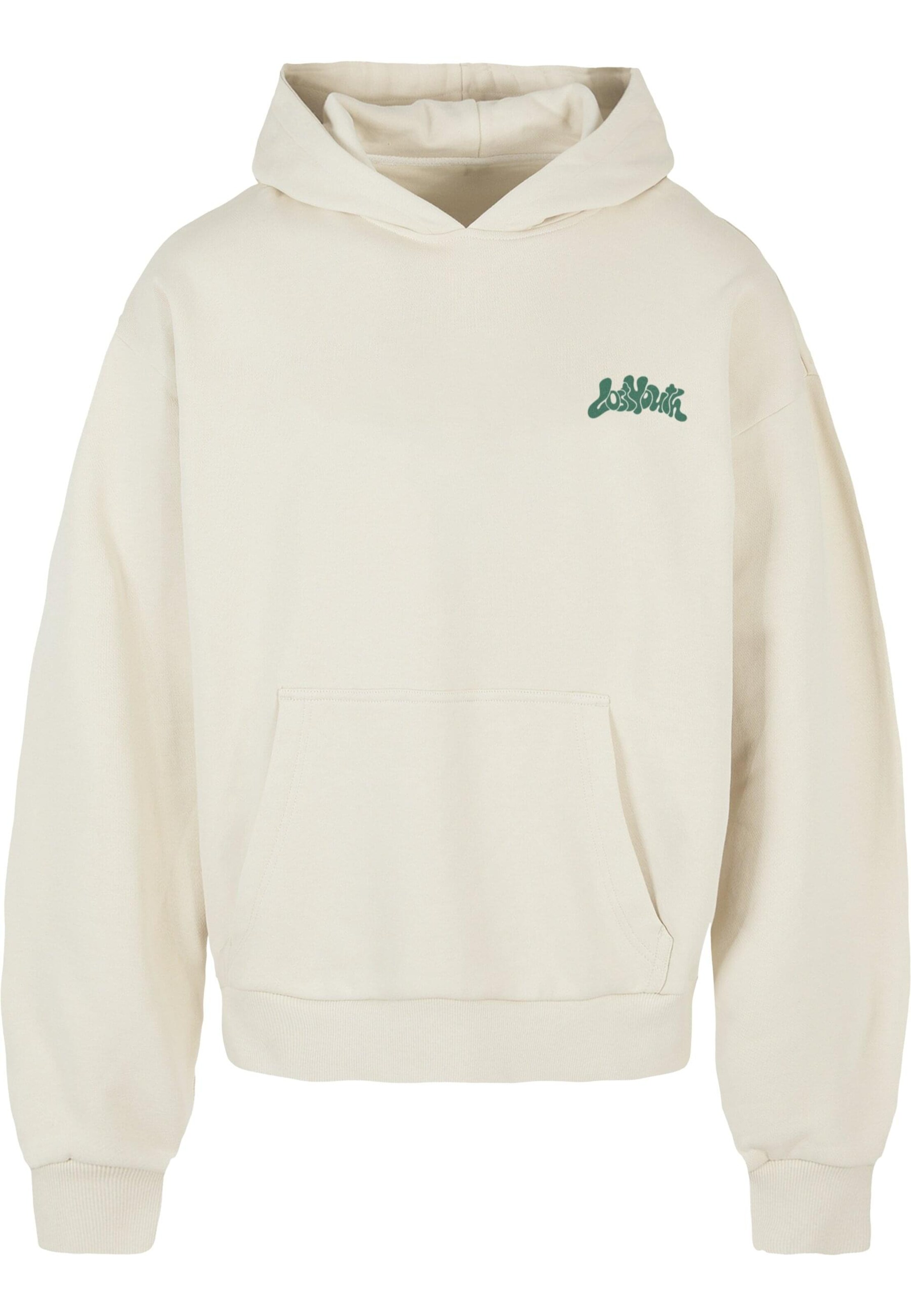 Lost Youth Sweatshirt 'Chaos Flow' in Weiß: Vorderseite