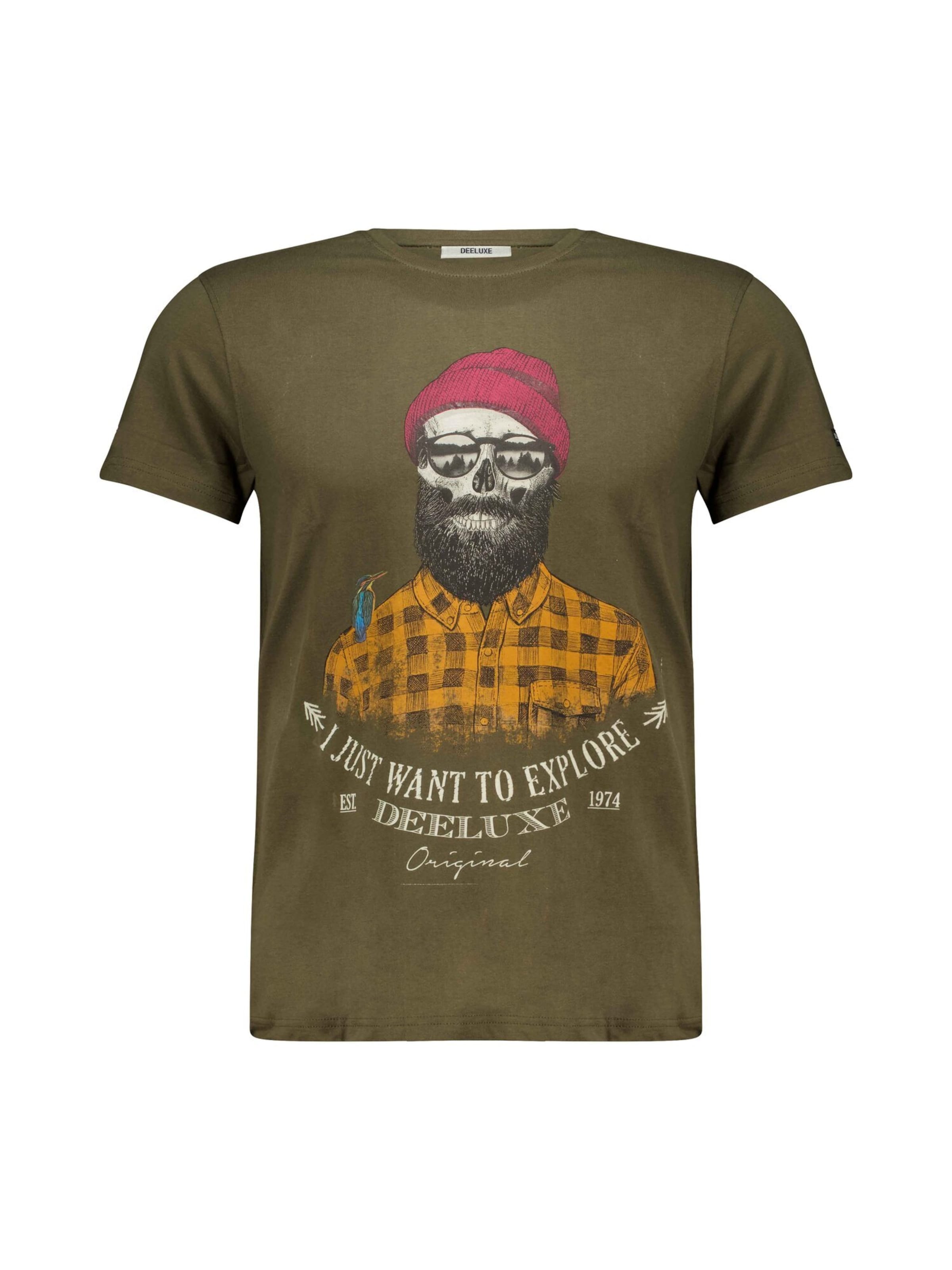 T-Shirt fonctionnel 'TELLSON' Deeluxe en vert : devant