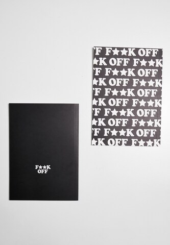 Mister Tee Stationery 'Fuck Off' in Black