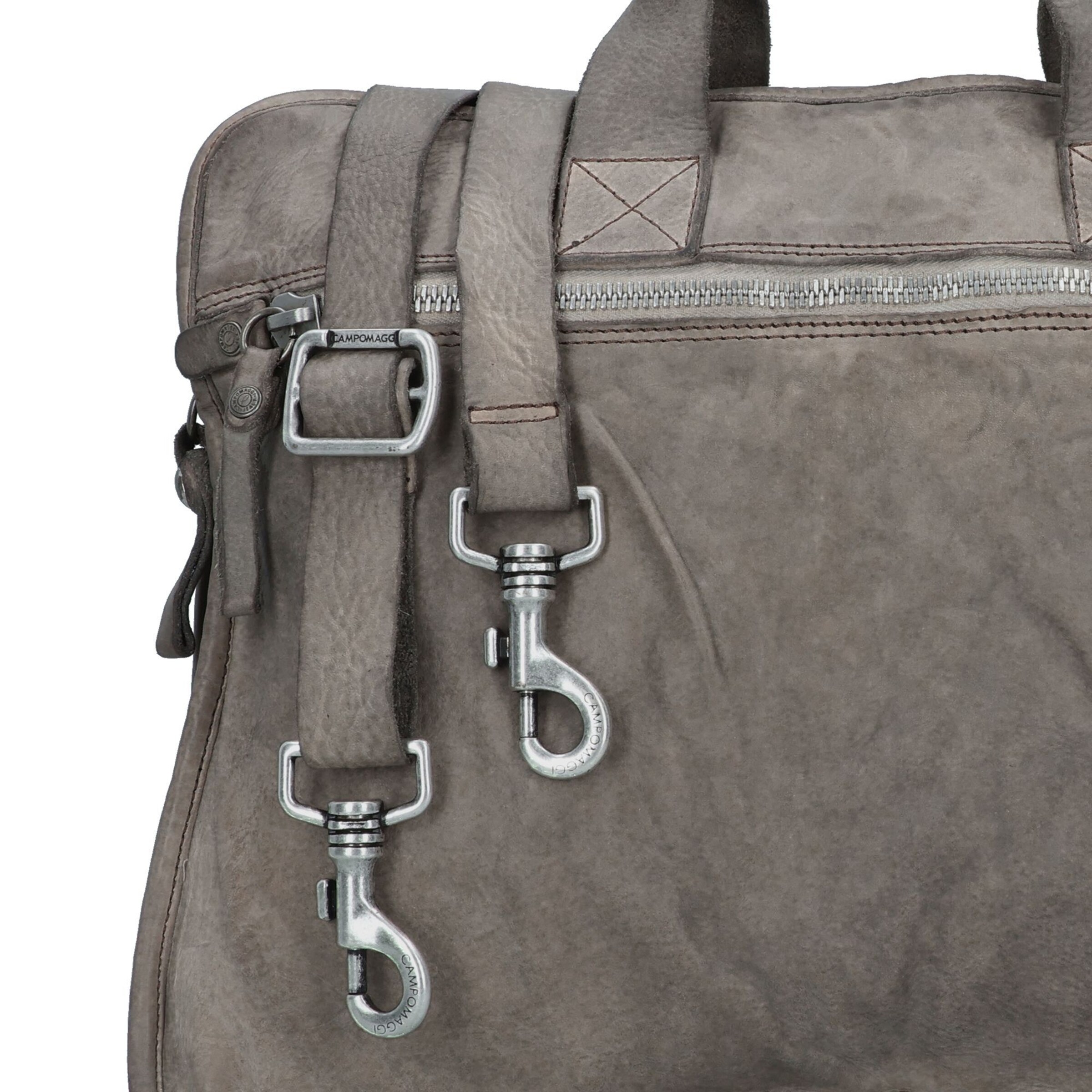 Campomaggi Document Bag 'Noce' in Grey