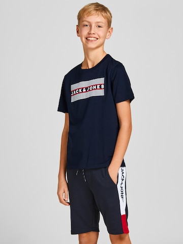 T-Shirt Jack & Jones Junior en bleu : devant