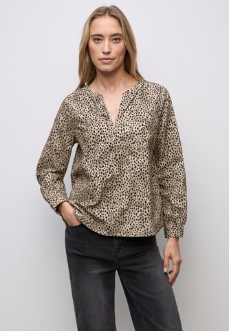 STREET ONE Blouse in Beige: front